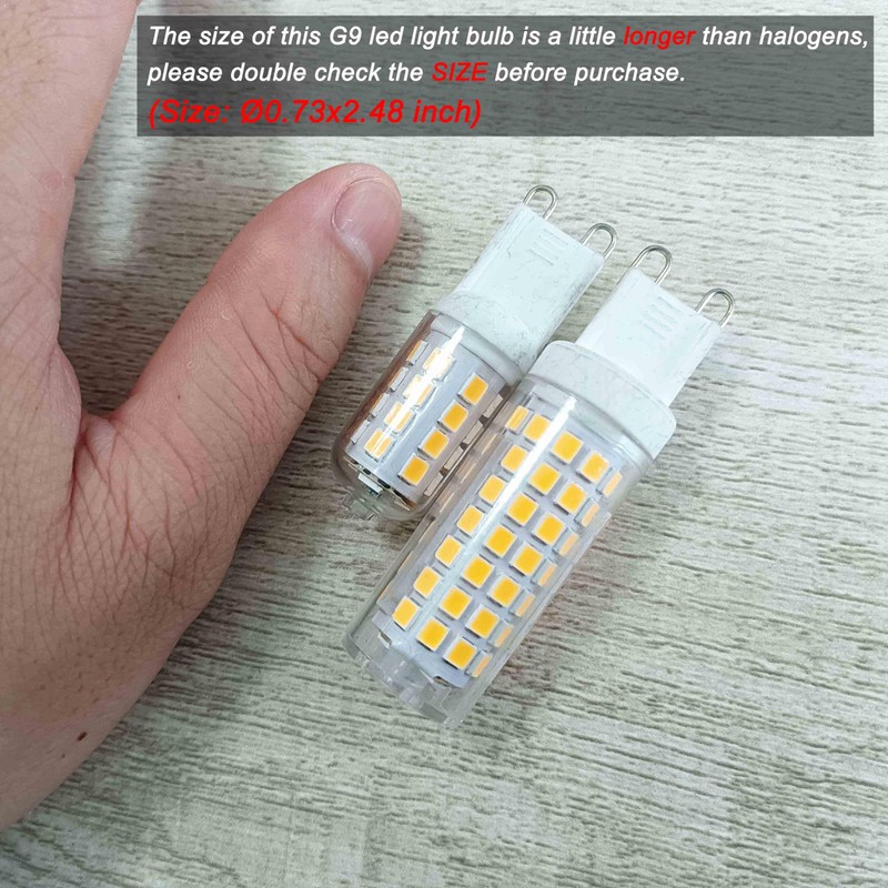 Ziomitus Dimmable G9 Led Bulbs 5W Replace 40W 50W 60W