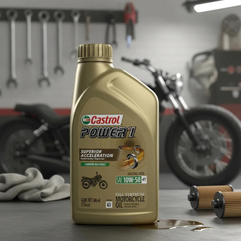 Aceite Castrol Power 1 Moto 4t 10w50 .946ml