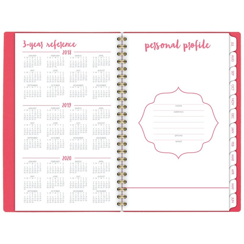 AT-A-GLANCE Planificador académico semanal/mensual, julio 2018 junio 2019, 4-7/8" x