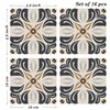 Poromoro Spanish Portuguese Azulejo Style Peel and Stick Backsplash Tile