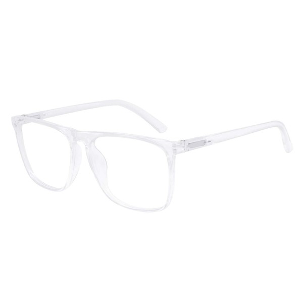 MARE AZZURO Large Reading Glasses Men Square Readers 0 1.0