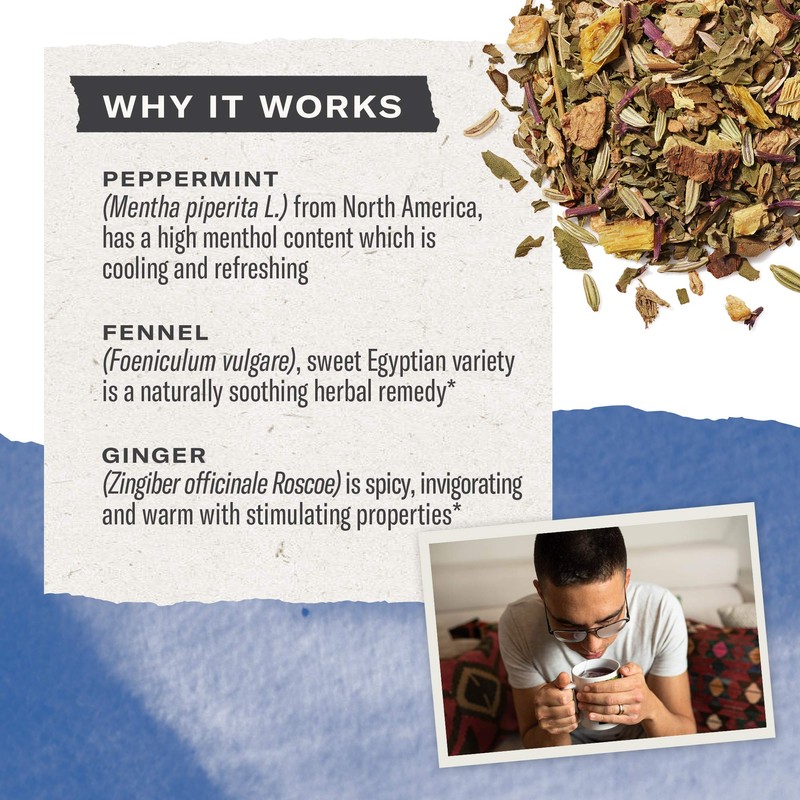 Numi Organic Congest Away Herbal Tea 48 Tea Bags Caffeine‑Free