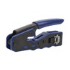 RJ45 Crimp Tool Pass Through Crimper with RJ45 Cat6 Crystal