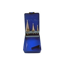 US PRO 3pc Hss Step Drill Bit Tool Set 4mm to 32mm Cone Cutters Hole Saw 2604