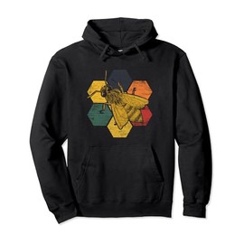 Retro Bee Pullover Hoodie