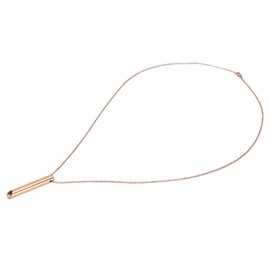 Mindful Breathing Necklace, Safe Anxiety Whistle Necklace Stay Calm Slow Breathing Stainless Steel for Women (Rose Gold)