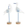 Deco 79 Polystone Bird Decorative Sculpture Home Decor Statues, Set