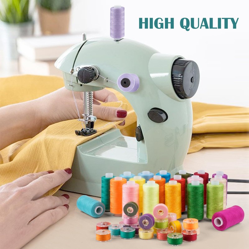 PUWOWYE Sewing Thread Set Sewing Thread for Sewing Machine, 36