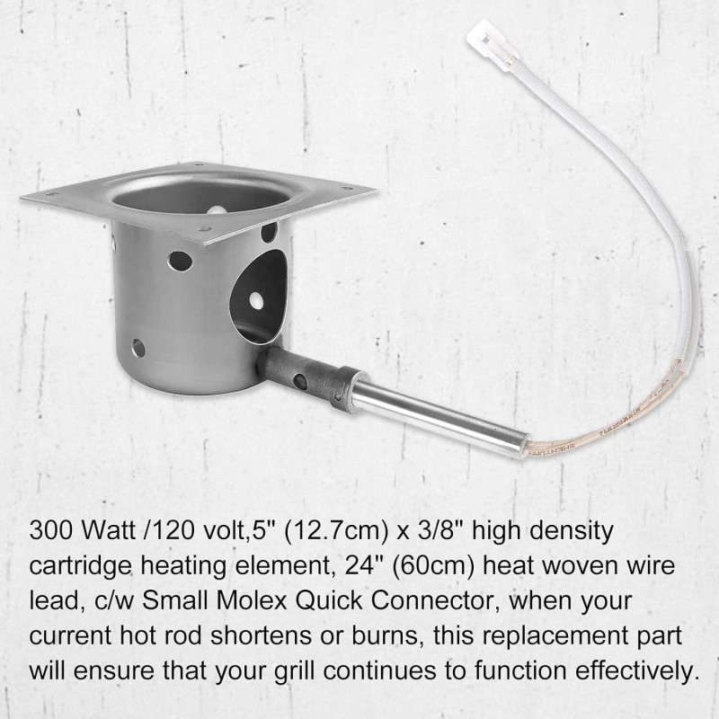 DRELD 300 Watt Pellet Grill Hot Rod Igniter Replacement For