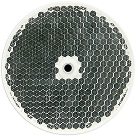 Seco-Larm E-931ACC-RC1Q Round Reflector for Photoelectric Beam Sensors, 3" Diameter for Improved Reflection of IR Beam, Screws Directly into Reflector Hood
