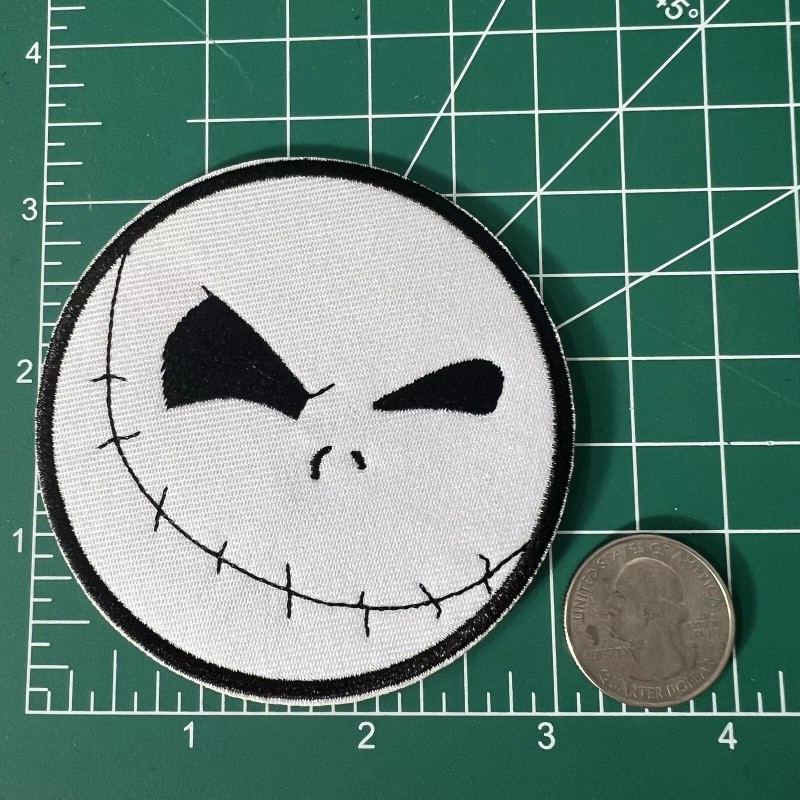 Unbranded Naughty Jack Skellington Nightmare Before Christmas Embroidered Iron On