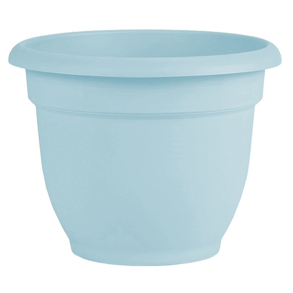Bloem AP1037 Ariana Self Watering Planter, Plastic, Misty Blue, 10-in.
