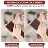URAQT Back Scrubber, Exfoliating Back Scrubber for Shower, Double-Sided Back