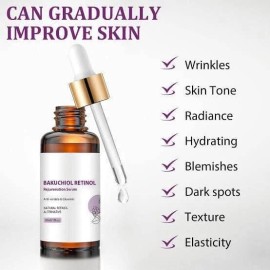 Venature Bakuchiol Retinol Serum 1oz Anti-Wrinkle Hydrating Glow Skin Care