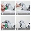 Water Saving 1.2 GPM Tiny Hidden Faucet Aerator Insert (2