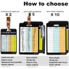 ZWOOGYM Golf Club Distance Range Cards with Holder, Back Writable