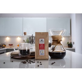 Source Climate Change Coffee Award Winning Organic Dark Roast Rwanda Single Origin Whole Coffee Beans Bag, 0.227kg