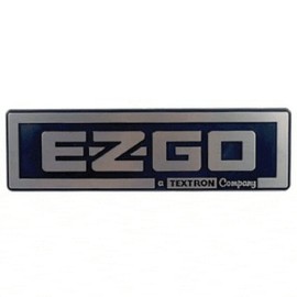 Performance Plus Carts EZGO TXT Golf Cart Silver Name Plate