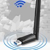 WiFi Dongle USB 3.0 1300M Dual Band High Gain Antenna