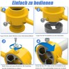 Mesee 6 Pieces Ratchet Pipe Threader Kit, PVC Tap and