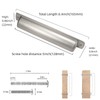 Cotykiley 10 Pack 5 Inch(128mm) Brushed Satin Nickel Cabinet Handles