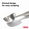 OYV Stainless Steel Ice Cream Scoop, Ergonomically Designed Handle for