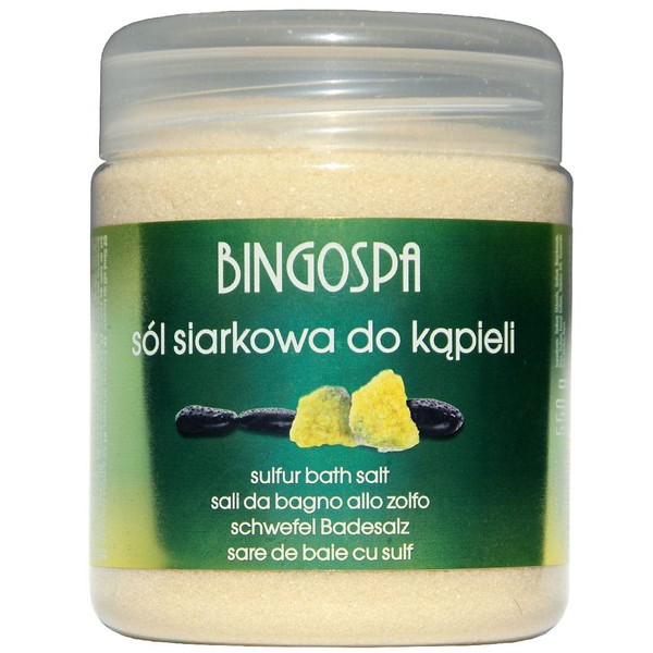 BINGOSPA Sulphur Salt for Skin Inflammation and Callus 550 g