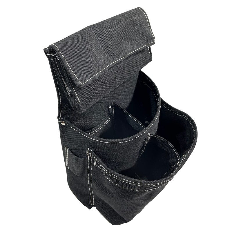 BOULDER Bag ULT 110 Ultimate Electrician Single Pouch. Black w/White