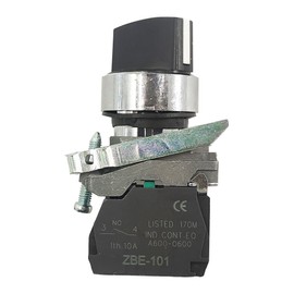 2Pcs XB4-BD21 Selector Switches Metal Black 22mm 2 Positions Stay Put 1NO XB4BD21