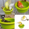Shengsenfu Bird Bath for Cage-4.7" Multi-Function Universal Non-Slip Bird Cage