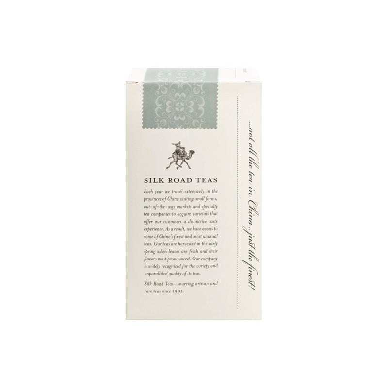 Silk Road Organic Fair Trade Jasmine Green Tea, 15 bags
