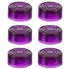Mikinona 6pcs Plastic Guitar Effect Pedal Caps Pedal Topper Footswitch