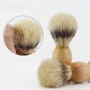 PARENCE.- Pennello da barba con manico in legno - Classico