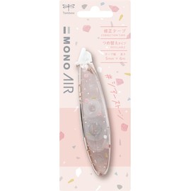 Tombow CT-PAX5C Pencil [Limited] Correction Tape, Monoair, Pen Type, Sheer Stone Pattern, 0.2 inches (5 mm) x 16.4 feet (6 m) (Pink Beige)