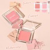 Blushers for Cheeks Make Up, 2PCS Pink Blush Palette Set,