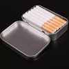 6PCS Rectangular Tin Boxes with Lids,Metal Empty Tins,Metal Empty Hinged