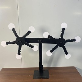 Double Head Magnetic Ferris Wheel Target Catapult Clay Ball Plastic Automatic Target