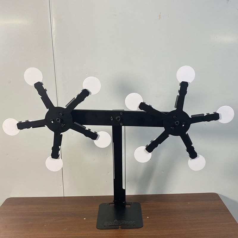 Double Head Magnetic Ferris Wheel Target Catapult Clay Ball Plastic