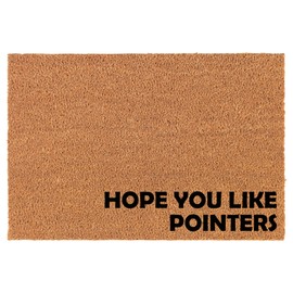 Welcome Doormat Coco Coir Door Mat Gift Hope You Like Pointers Corner German Pointer (30" x 18")