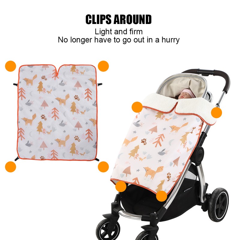 Baby Windproof Stroller Blankets Multifunctional Infant Pram Stroller Cover for