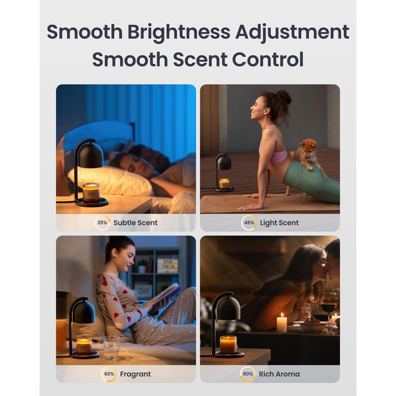 SwitchBot Smart Candle Warmer Lamp with Timer & Voice Control