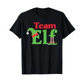 Team Elf Elf Elf Elf Christmas Elf Xmas Santa Claus T-Shirt