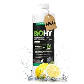 BiOHY Bodenreiniger f√ºr Wischroboter Station mit Frischeduft (1l Flasche) | Reinigungsmittel Konzentrat f√ºr alle Wisch & Saugroboter mit Nass-Funktion | Schaumarm & Streifenfrei | F√ºr alle B√∂den