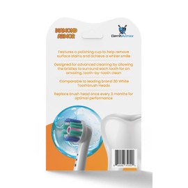 DentiArmor Diamond Armor Toothbrush Heads – 4-Pcs Pack Electric Toothbrush Heads Compatible with Oral-B, Braun – Efficient Tooth-by-Tooth Cleaning Head for Surface Stains and Plaque