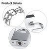 80cm Bicycle Chain Lock, Durable Padlock and Chain, Security Chain