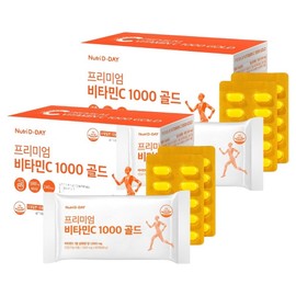 Nutri-D Day Premium Vitamin C 1000 Gold 264g, 240 tablets, 2 units / 뉴트리디데이 프리미엄 비타민C 1000 골드 264g, 240정, 2개