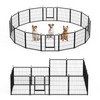 Dog Playpen 24 Inch 16 Panles, Ideal Dog Fence for
