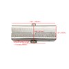 6 Pcs 1.18" Slip Square Tube Coupler, Straight Line Square