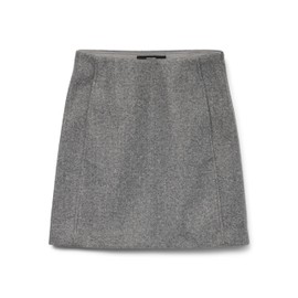 VERO MODA Female Skirt with Shorts VMFORTUNEALLISON HW Short Skirt GA, Medium Grey Melange
