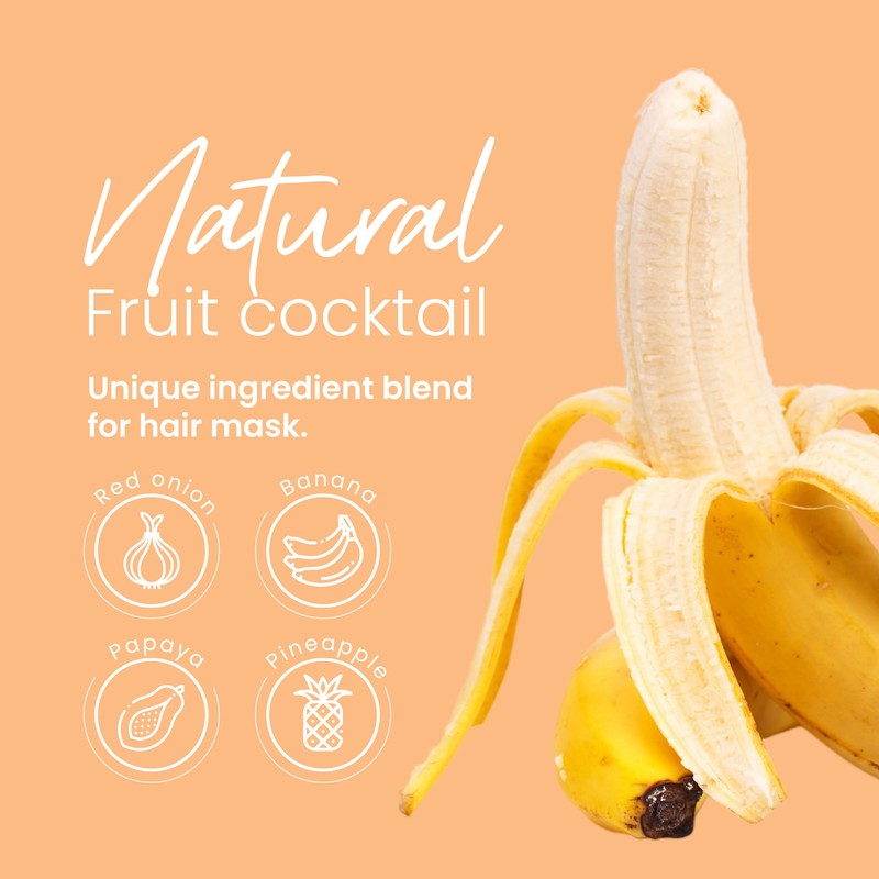 ANYELUZ Hair Mask with Banana and Fruit Extracts – For